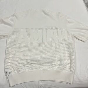 Amiri white knit 22 shirt